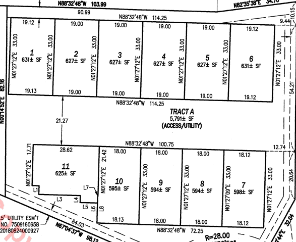 Shoreline, WA - New 11 Lot Plat Meridian East Townhomes Recorded November 8, 2021